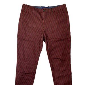 Slim Straight Striped Pant